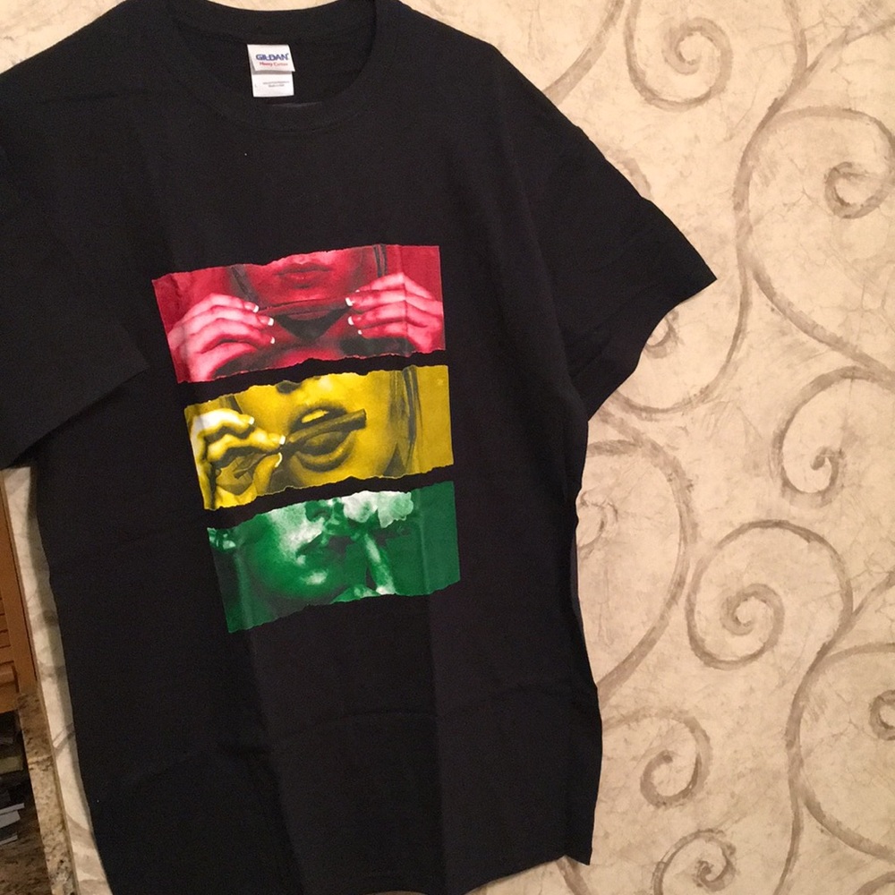 Rolling blunt men’s shirt medium black (Brand New)